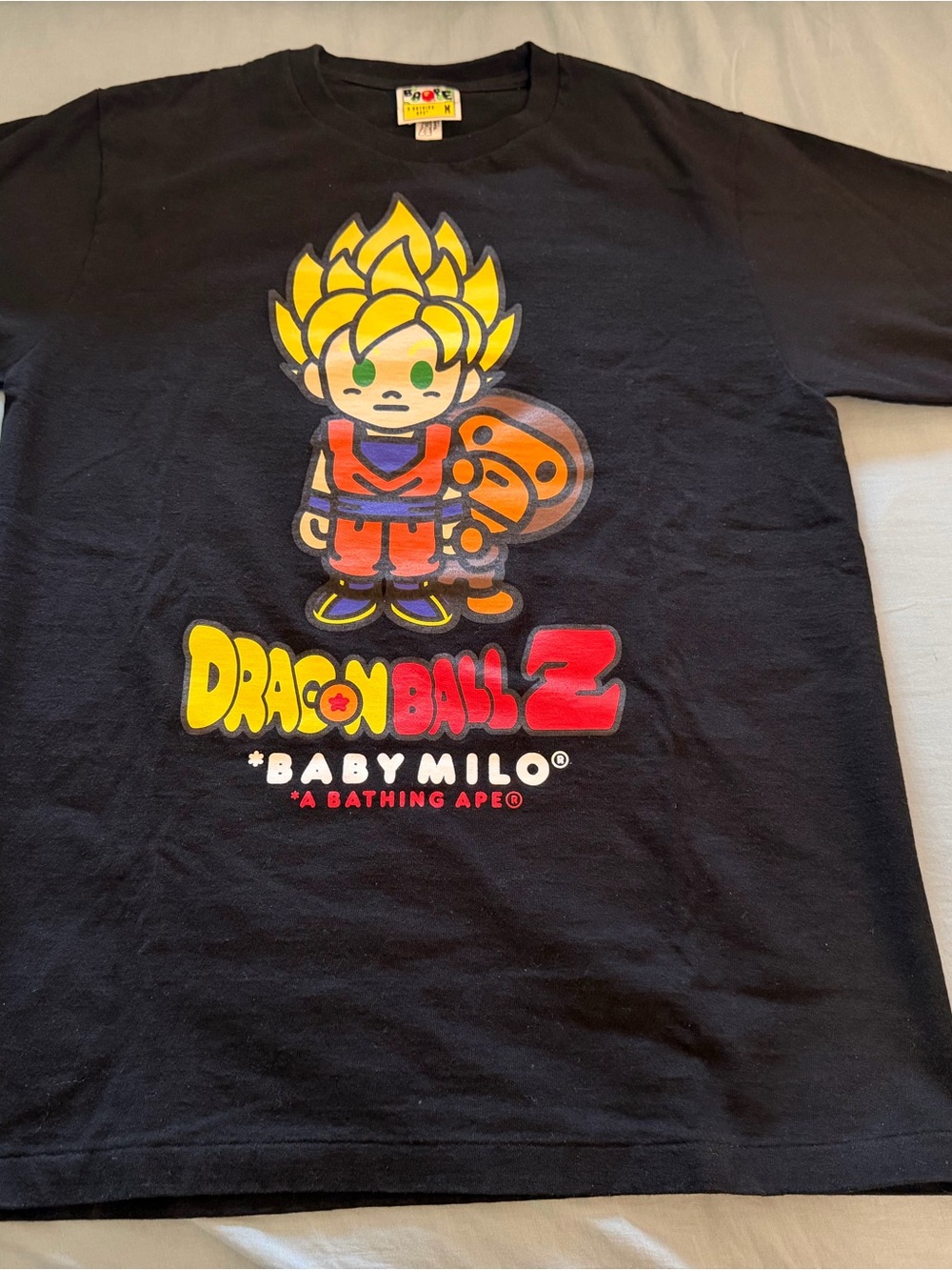 A Bathing Ape Baby Milo x Dragon Ball Z Graphic Tee - Black